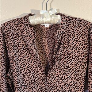 O'Neill Brown and Black Patterned Dress NWT